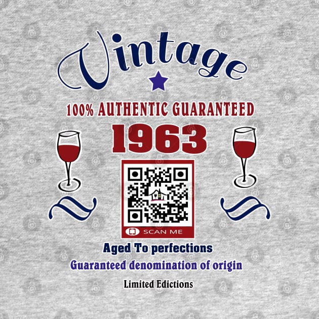 Vintage birthday gift 1963 by hogar de vinos